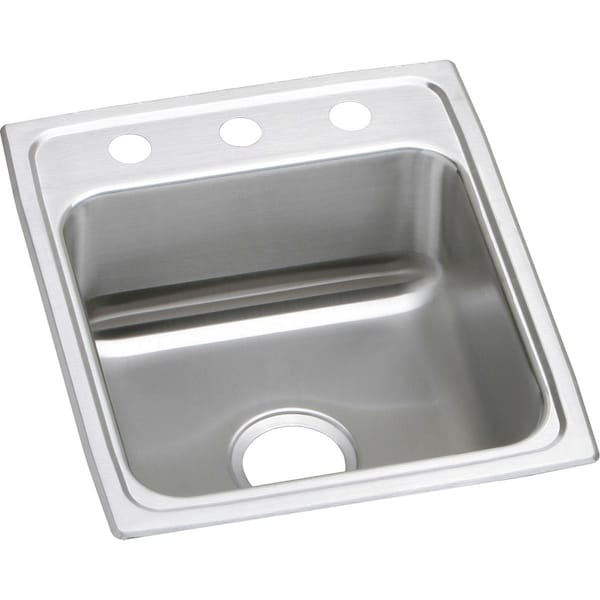 14 in x 14 in, 1, Drop-in, Stainless Steel